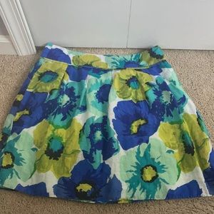 Loft floral skirt